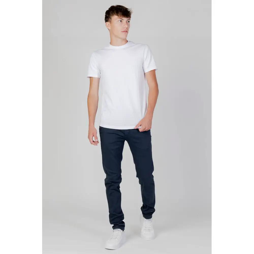 Armani Exchange White Cotton T-Shirt by Armani Exchange