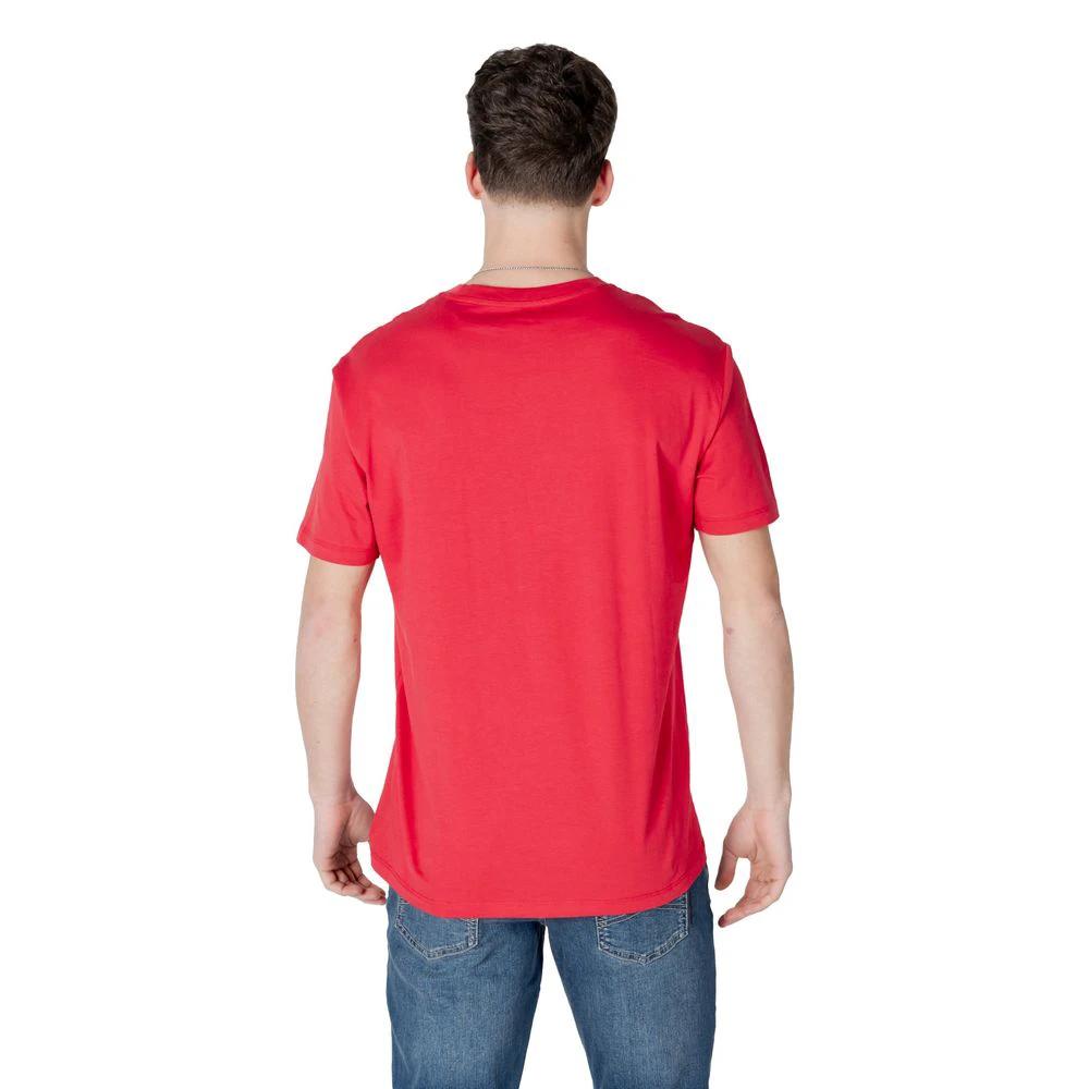 Armani Exchange Red Cotton Sportswear by Armani Exchange
