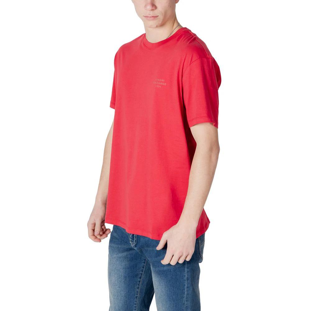 Armani Exchange Red Cotton Sportswear by Armani Exchange