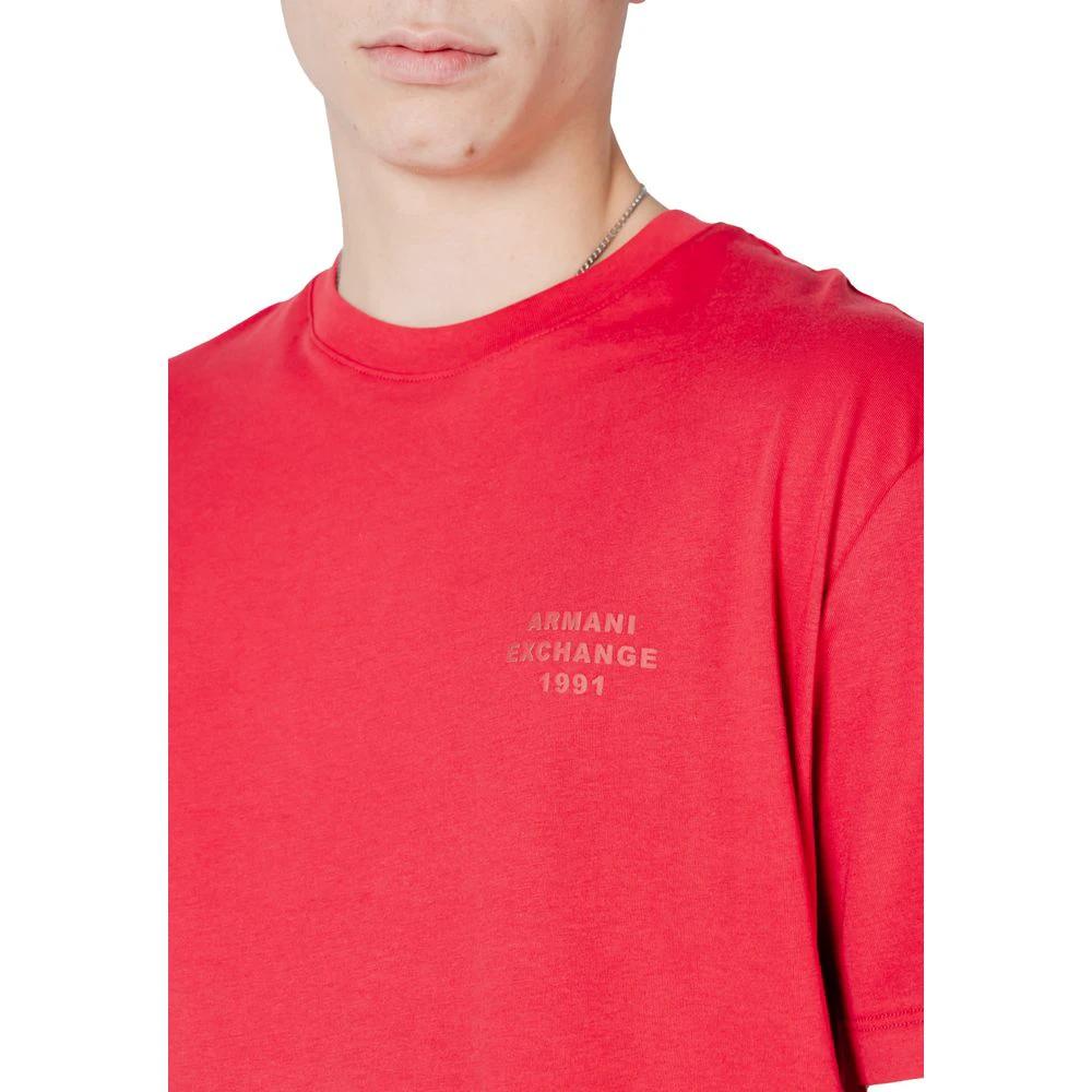 Armani Exchange Red Cotton Sportswear by Armani Exchange
