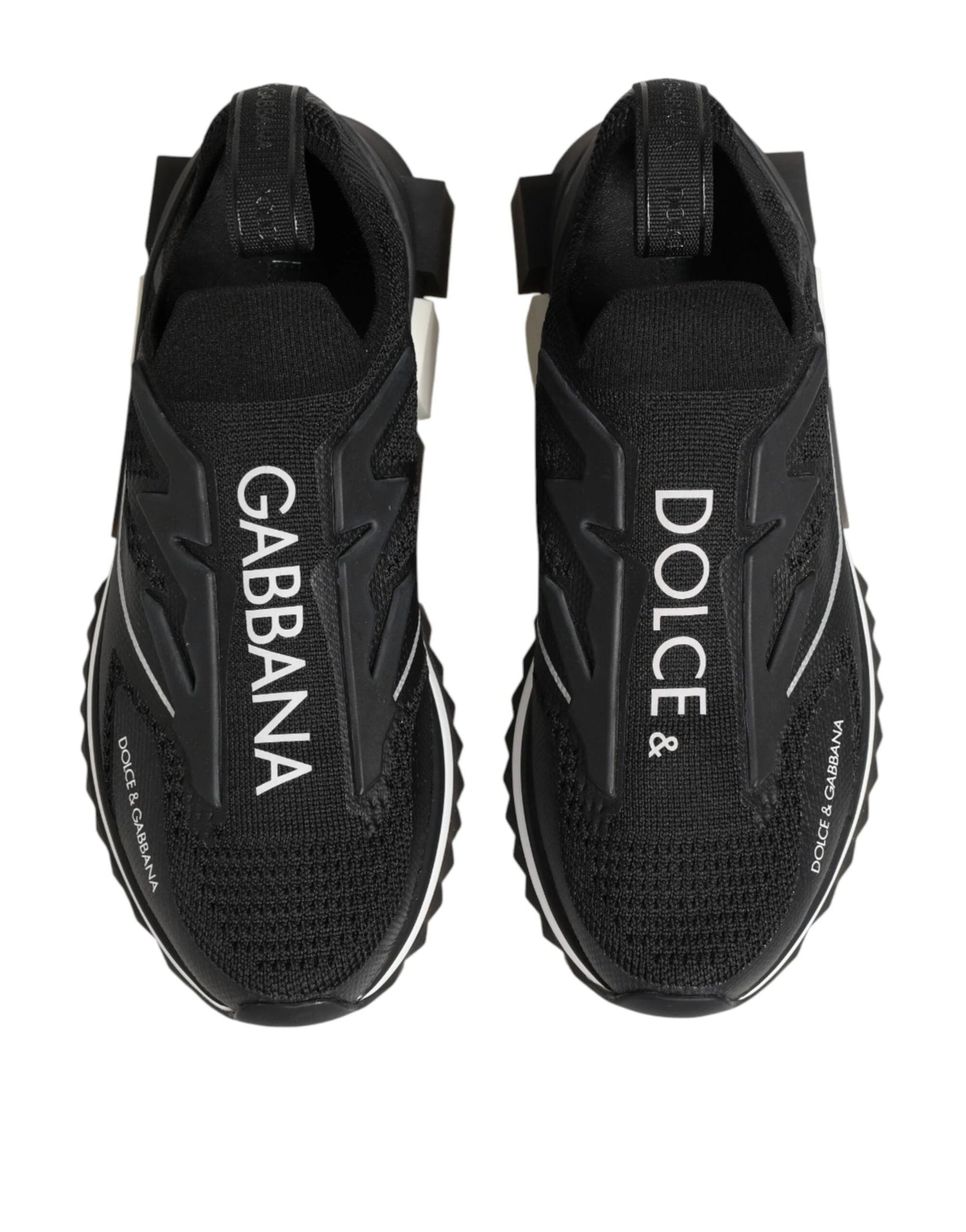 Dolce & Gabbana Black SORRENTO Sport Stretch Sneakers Shoes