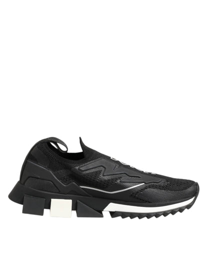 Dolce & Gabbana Black SORRENTO Sport Stretch Sneakers Shoes