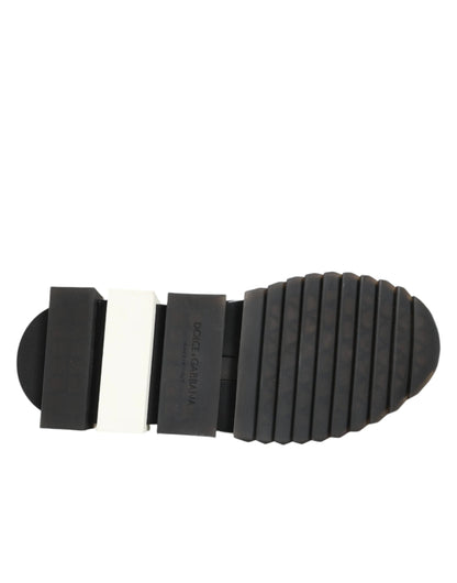 Dolce & Gabbana Black SORRENTO Sport Stretch Sneakers Shoes