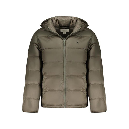 Calvin Klein Marrone Poliammide Men's Jacket by Calvin Klein