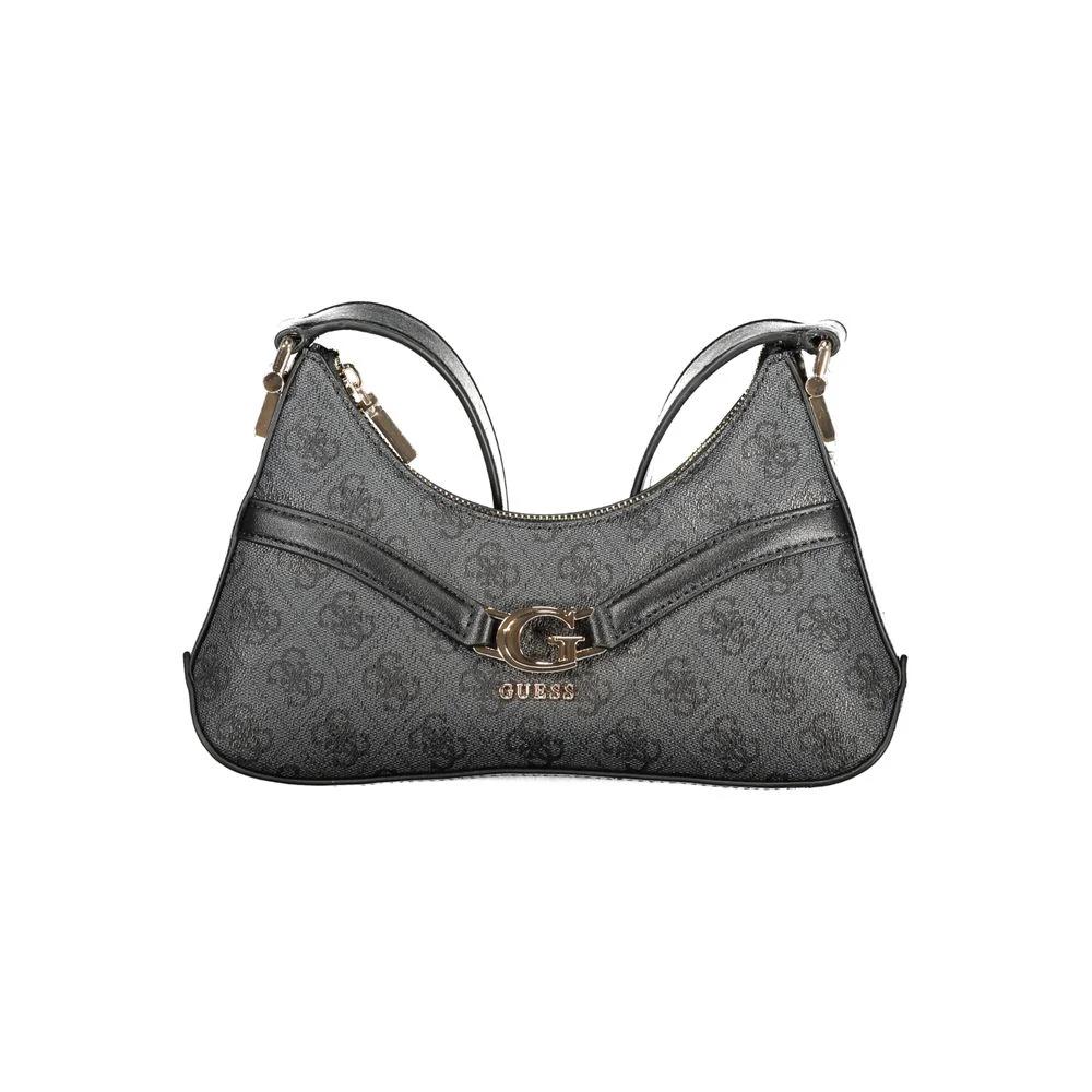 Guess Jeans Nero Poliuretano Women Shoulder Bag by Guess Jeans