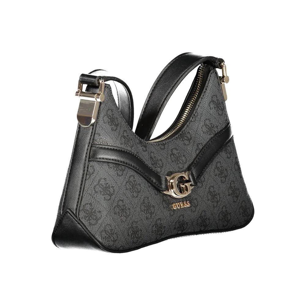 Guess Jeans Nero Poliuretano Women Shoulder Bag by Guess Jeans