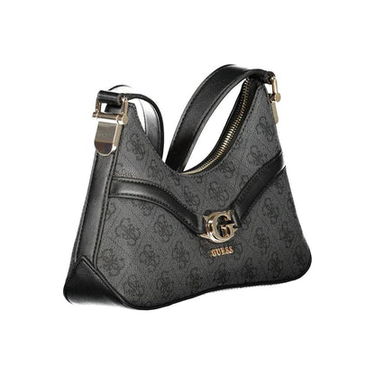 Guess Jeans Nero Poliuretano Women Shoulder Bag by Guess Jeans