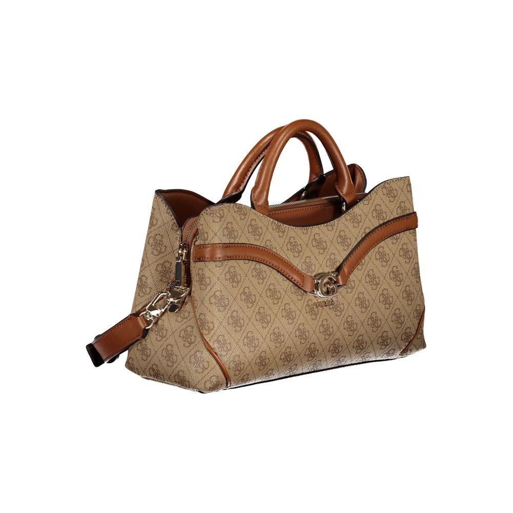 Guess Jeans Beige Polyurethane Women Handbag by Guess Jeans