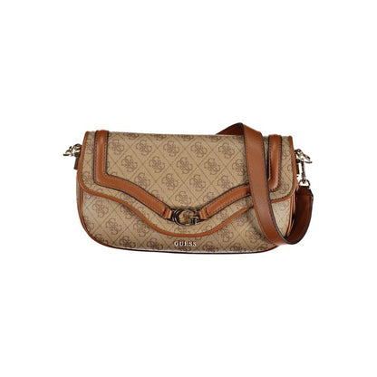 Guess Jeans Beige Polyurethane Women's Handbag by Guess Jeans