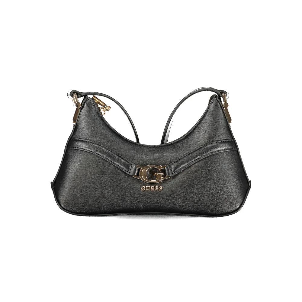 Guess Jeans Nero Poliuretano Women Shoulder Bag by Guess Jeans