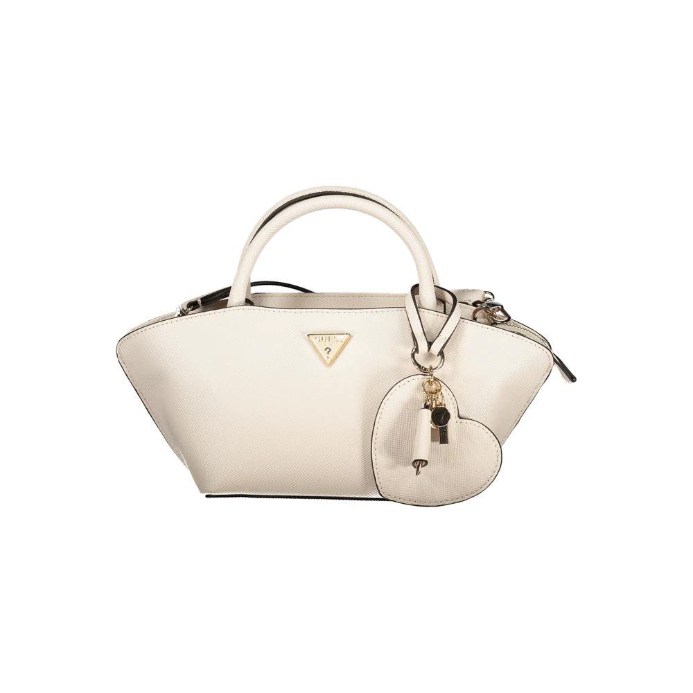 Guess Jeans Beige Polyurethane Women's Handbag by Guess Jeans
