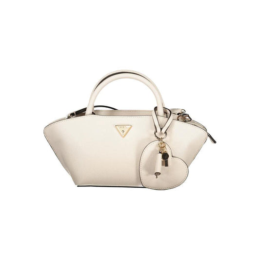 Guess Jeans Beige Polyurethane Women's Handbag by Guess Jeans
