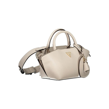 Guess Jeans Beige Polyurethane Women's Handbag by Guess Jeans