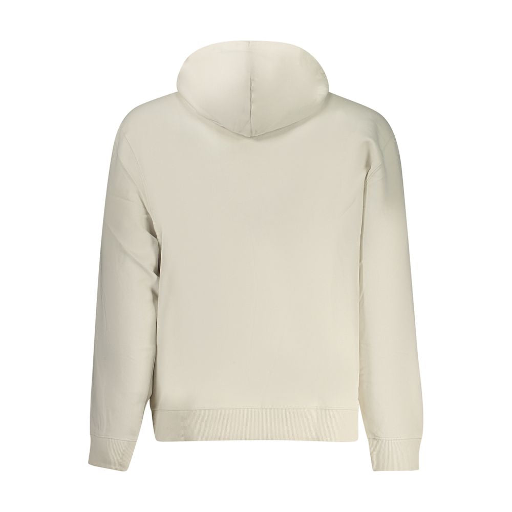 Sweat à capuche Calvin Klein homme en coton beige – CA-40729