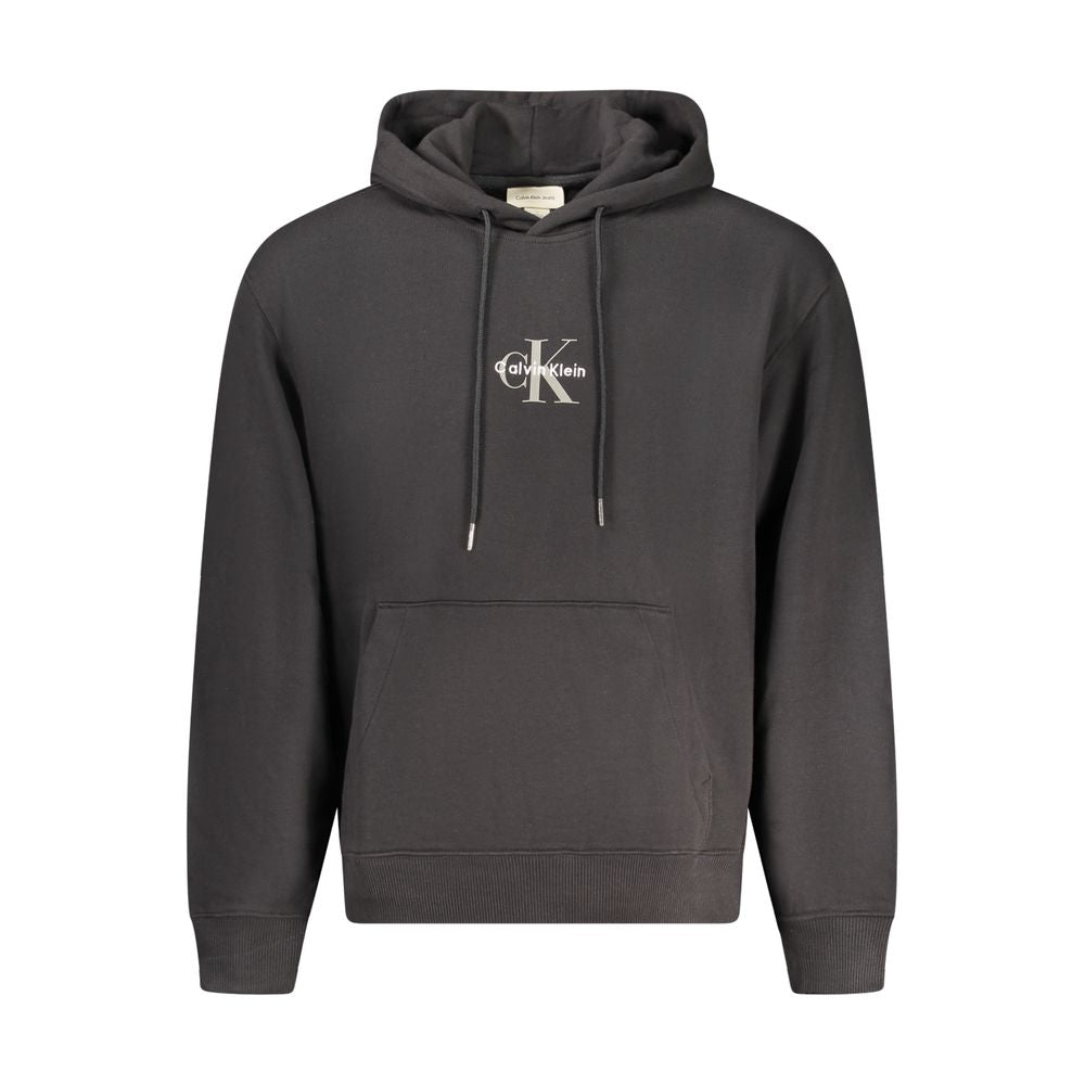 Sweat à capuche Calvin Klein homme en coton noir – CA-40732