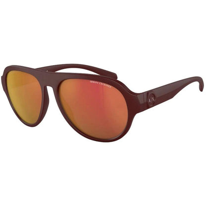 Armani Exchange Brown Acetate Sunglasses by Armani Exchange