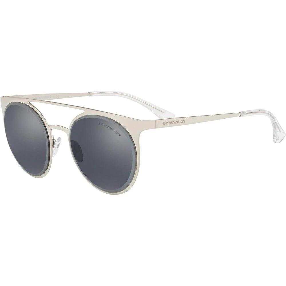 Emporio Armani Gray Metal Sunglasses by Emporio Armani