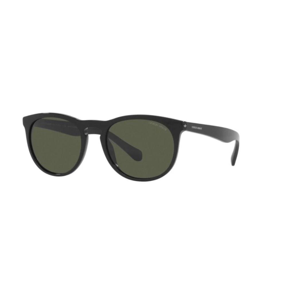 Giorgio Armani Black Acetate Sunglasses by Giorgio Armani