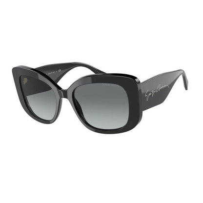 Giorgio Armani Black Acetate Sunglasses by Giorgio Armani