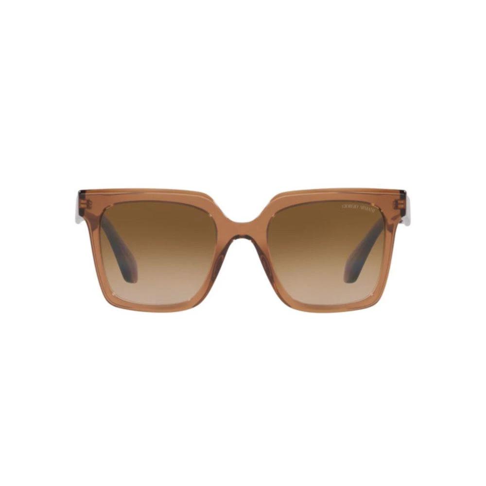Giorgio Armani Brown Acetate Sunglasses by Giorgio Armani