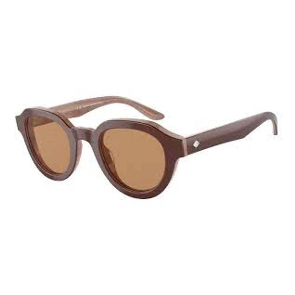 Giorgio Armani Brown Acetate Sunglasses by Giorgio Armani