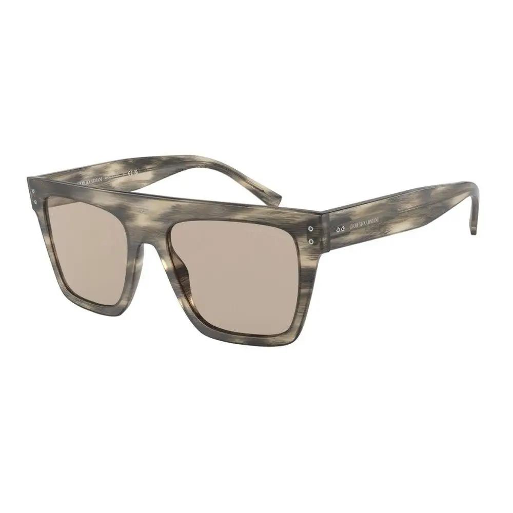 Giorgio Armani Brown Acetate Sunglasses by Giorgio Armani