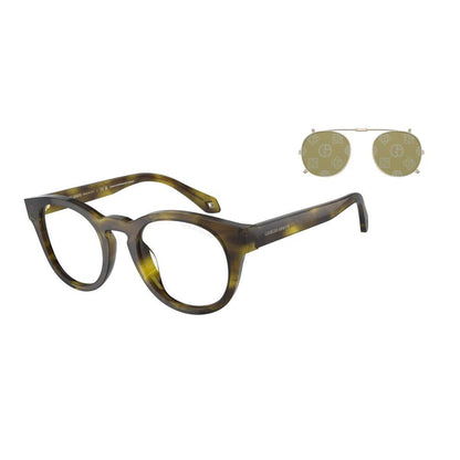 Giorgio Armani Brown Acetate Sunglasses by Giorgio Armani