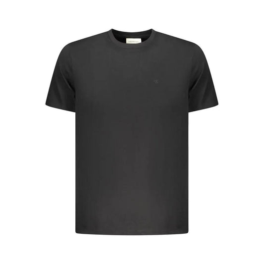 Calvin Klein Black Cotton Men T-Shirt by Calvin Klein