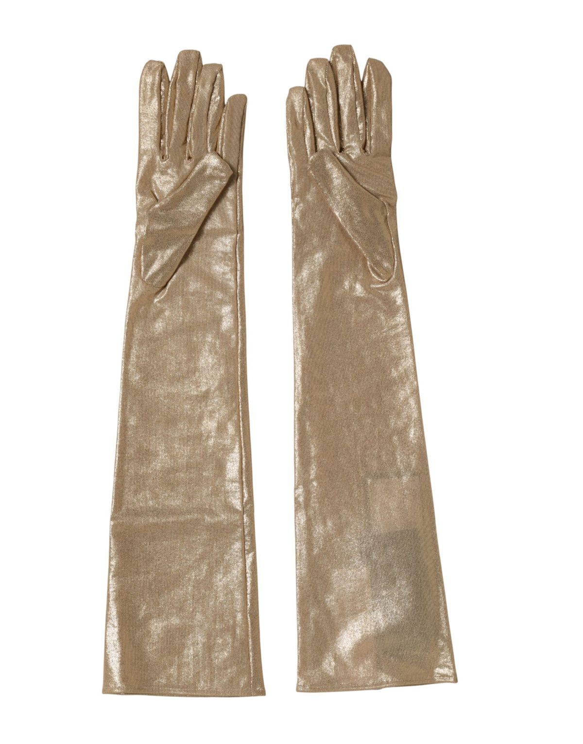 Gants Dolce & Gabbana femme longs en nylon beige – LB30289