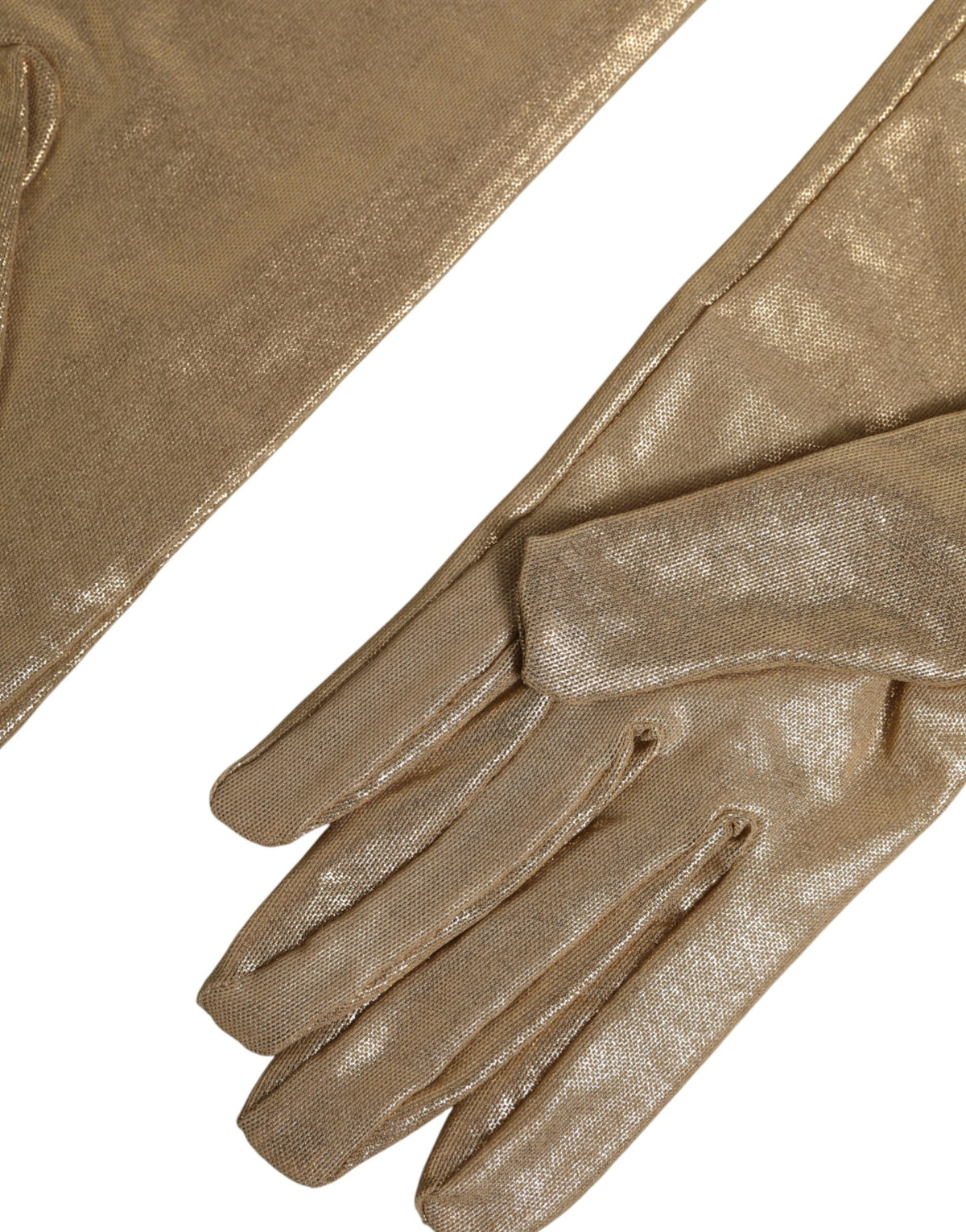 Gants Dolce & Gabbana femme longs en nylon beige – LB30289