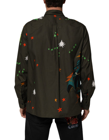 Chemise Dolce & Gabbana imprimé super-héros en coton – TSH91445