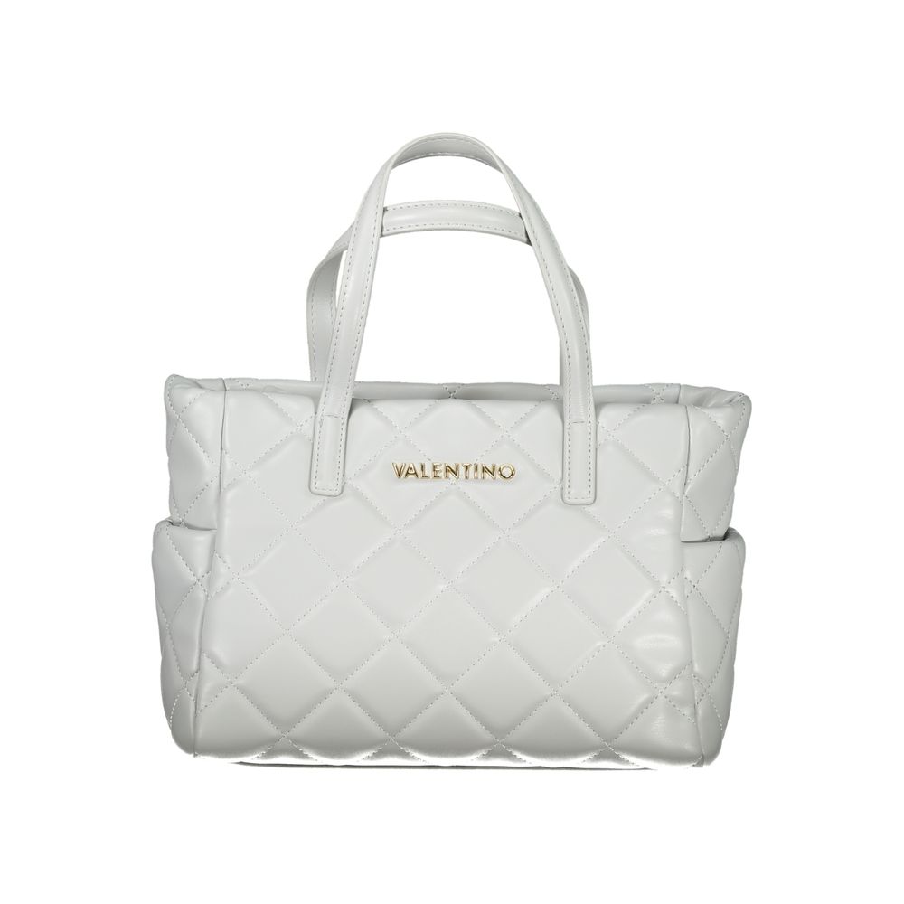 Valentino Gray Polyurethane Women's Bag – Sac Femme Multi-Poches Gris