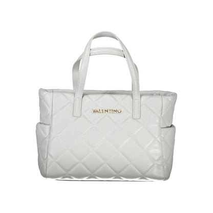 Valentino Gray Polyurethane Women's Bag – Sac Femme Multi-Poches Gris