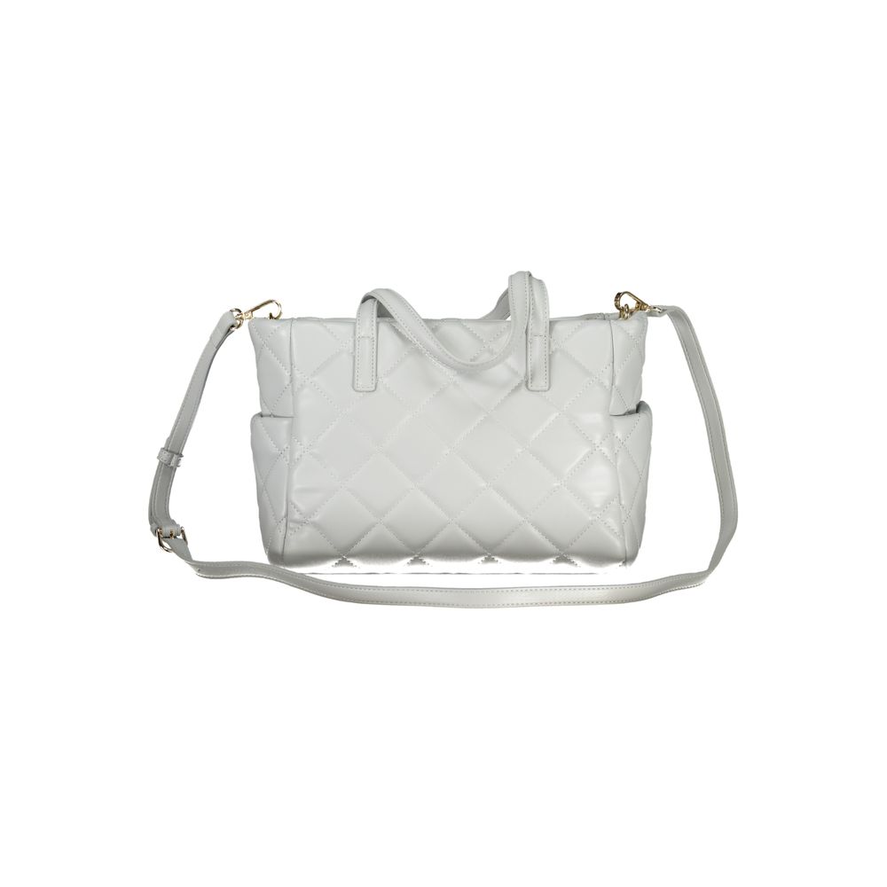 Valentino Gray Polyurethane Women's Bag – Sac Femme Multi-Poches Gris