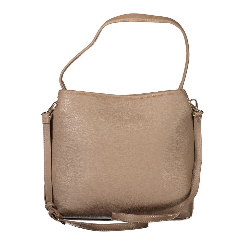 Valentino Brown Polyethylene Handbag