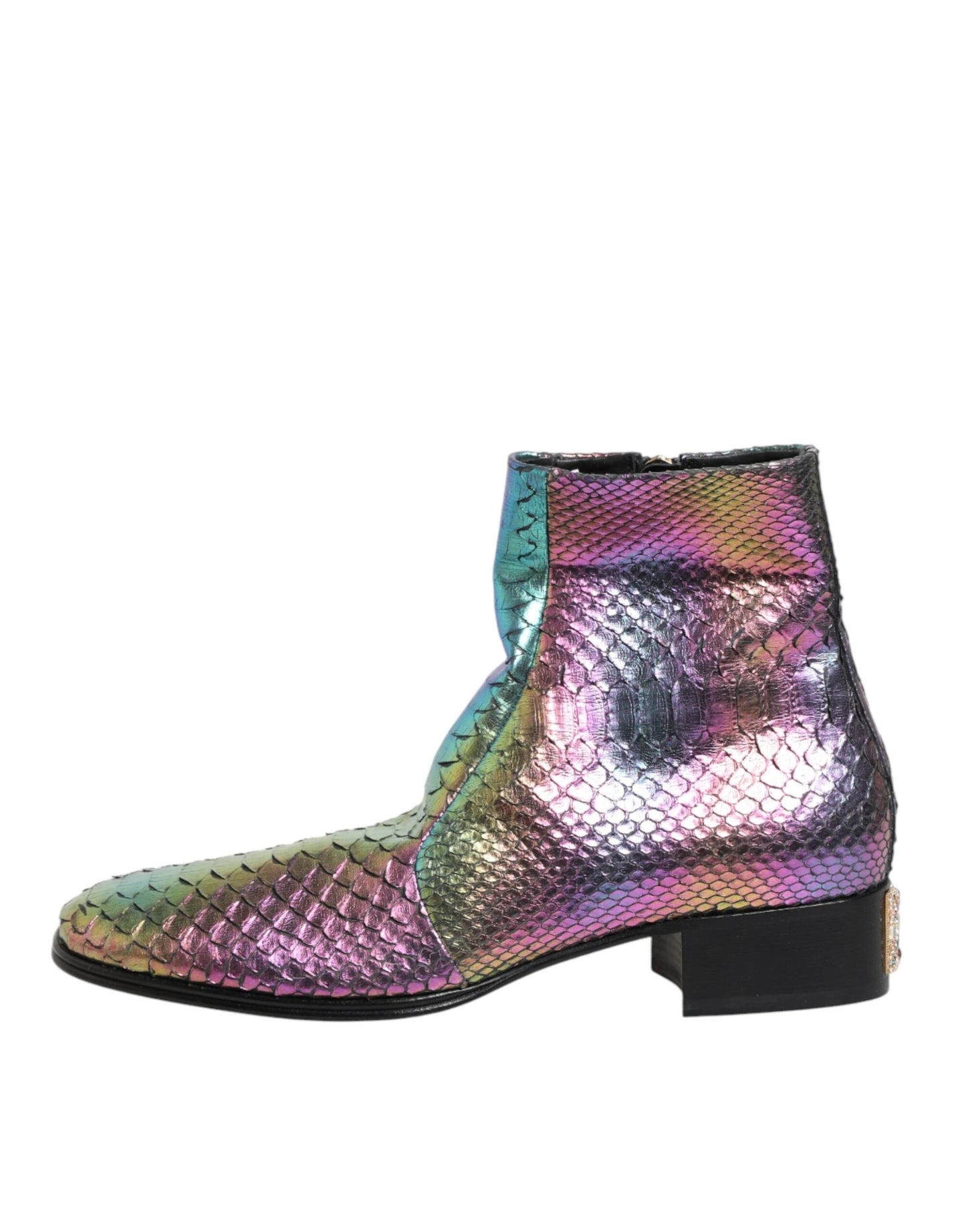 Dolce & Gabbana Multicolor Chelsea Short Ankle Boots Shoes by Dolce & Gabbana