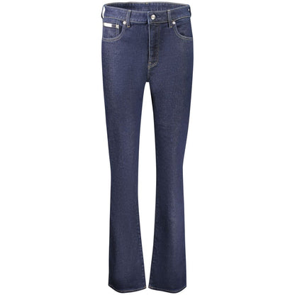 Jean Calvin Klein femme bootcut en coton bleu – CA-41058