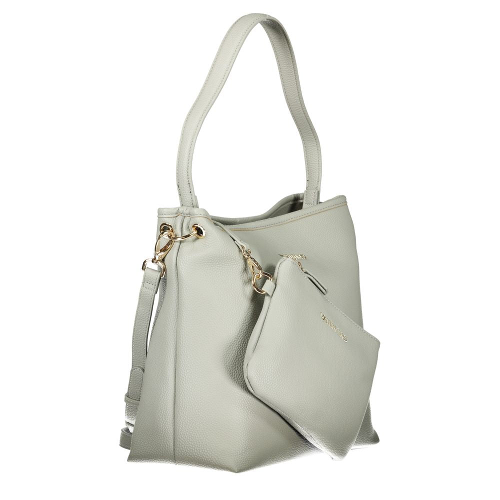 Valentino Gray Polyethylene Handbag