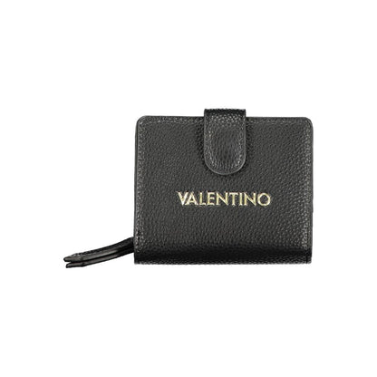 Valentino Black Polyurethane Women's Wallet