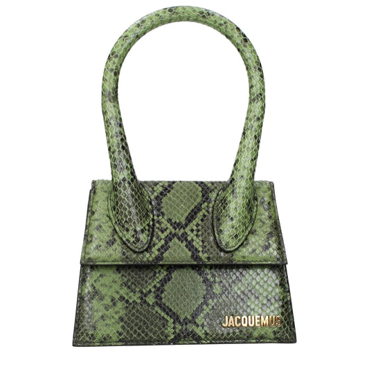 Jacquemus Green Leather Handbag by Jacquemus