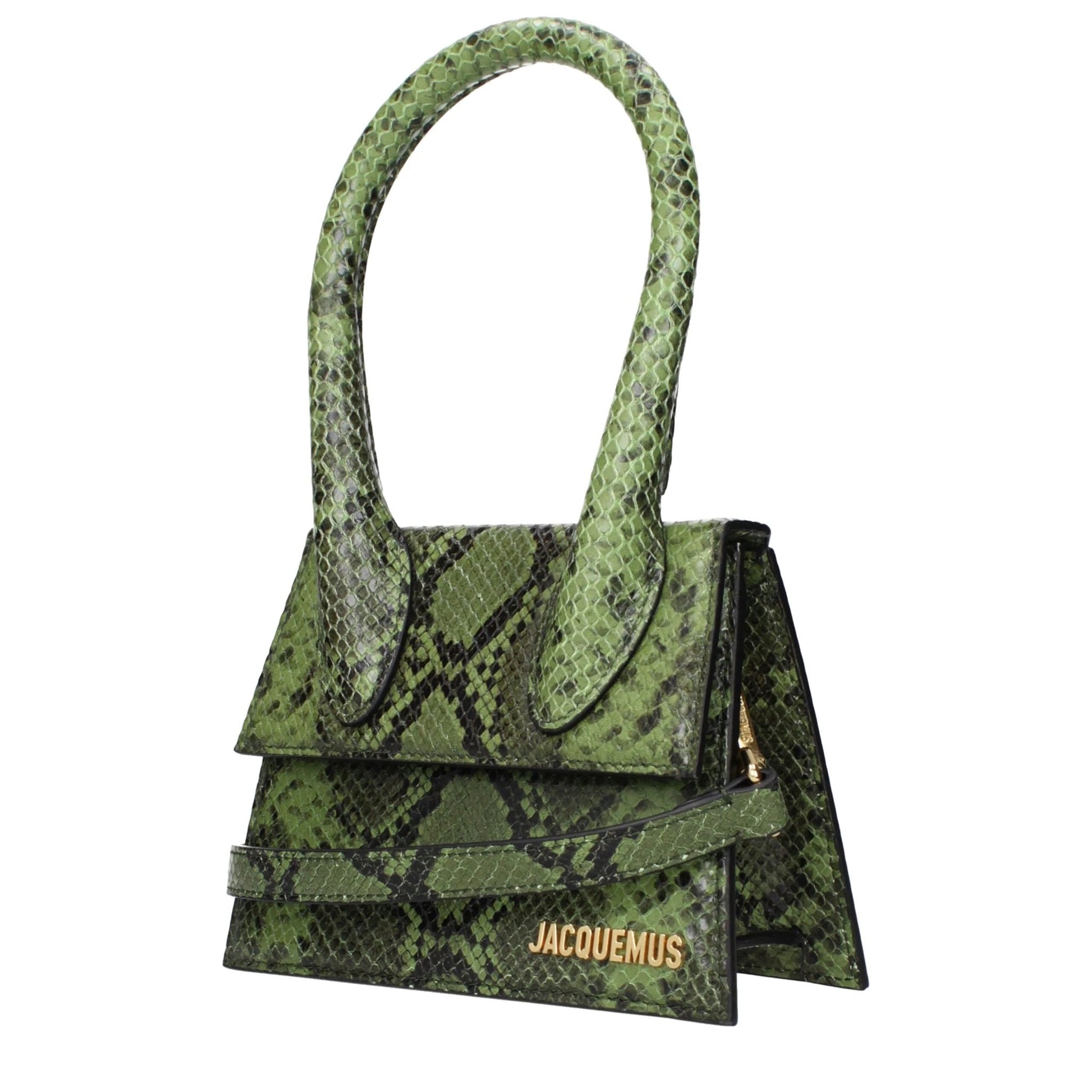 Jacquemus Green Leather Handbag by Jacquemus