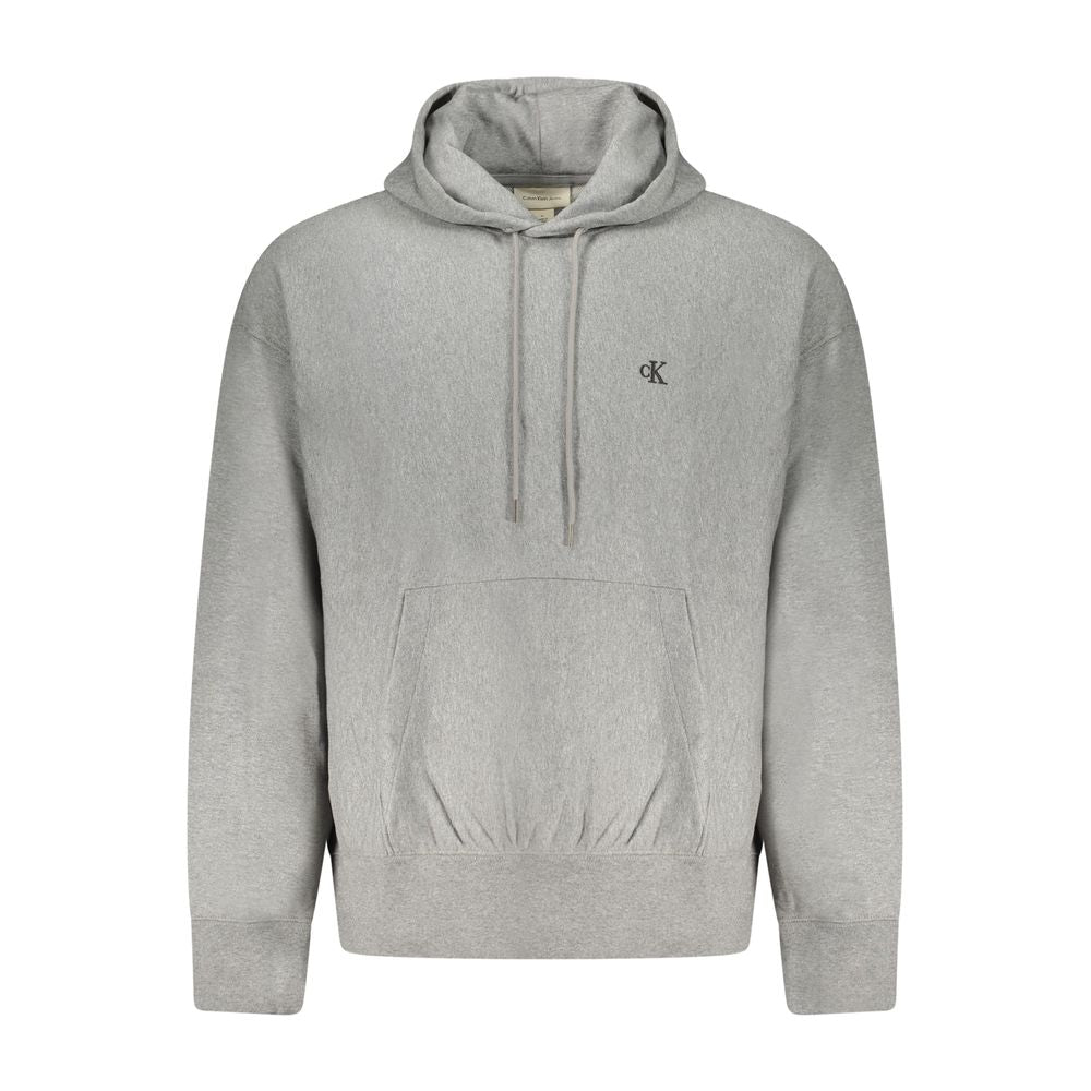 Sweat à capuche Calvin Klein homme en coton gris – CA-41212