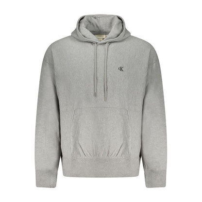 Sweat à capuche Calvin Klein homme en coton gris – CA-41212