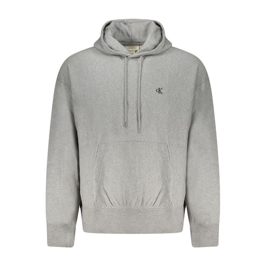 Sweat à capuche Calvin Klein homme en coton gris – CA-41212