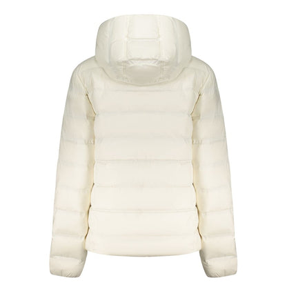 Veste coupe-vent Tommy Hilfiger femme à capuche en polyester blanc – TO-41209