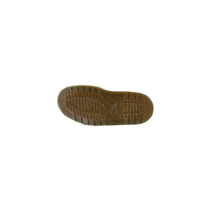 Dr. Martens Black Leather Flat Sandals by Dr. Martens