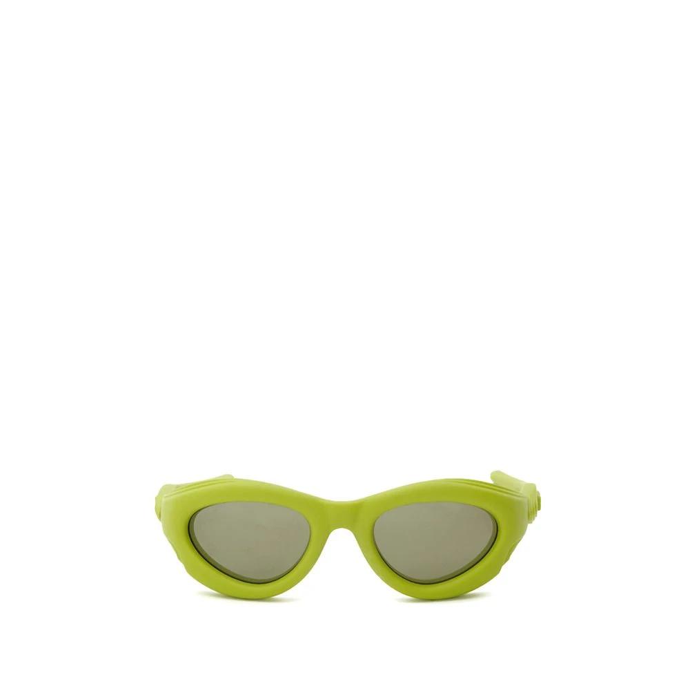 Bottega Veneta Yellow Acetate Sunglasses by Bottega Veneta