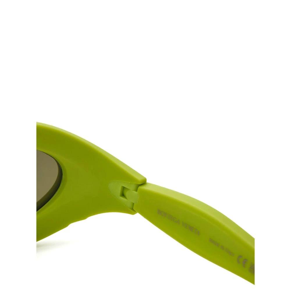 Bottega Veneta Yellow Acetate Sunglasses by Bottega Veneta