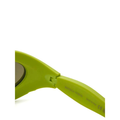 Bottega Veneta Yellow Acetate Sunglasses by Bottega Veneta