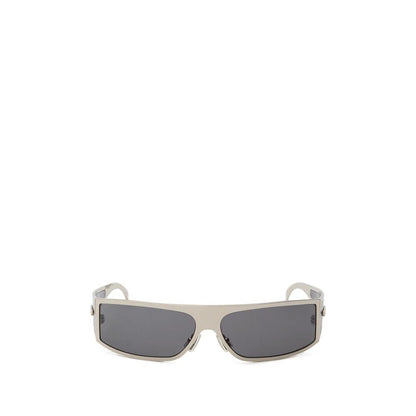 Bottega Veneta Gray Metal Sunglasses by Bottega Veneta